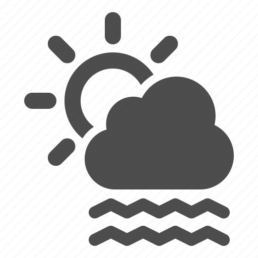 Weather, cloud, cloudy, sun, fog, foggy icon - Download on Iconfinder