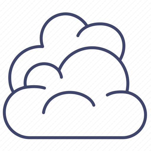 Cloudy, overcast, clouds, cloud icon - Download on Iconfinder