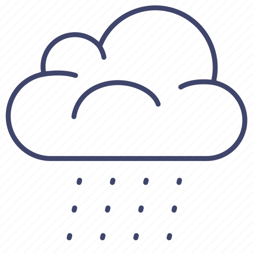 Wet, rainy, cloud, weather icon - Download on Iconfinder