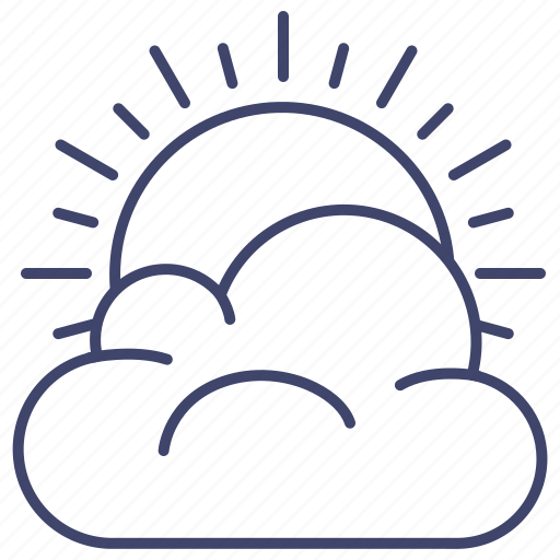 Sun, clouds, cloud, weather icon - Download on Iconfinder