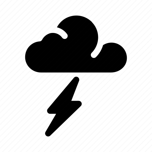 Cloud, lightning, storm, storm cloud, thunder, weather icon - Download on Iconfinder