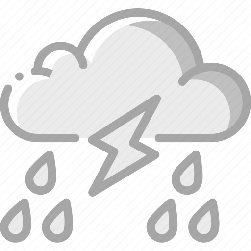 Lightning, rain, storm, weather icon - Download on Iconfinder