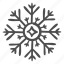 snowflake, snow, winter, cold, weather, nature, flake, ice, frost 