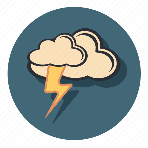 Lightning, cloud, forecast, lighting, thunder, weather icon - Download on Iconfinder