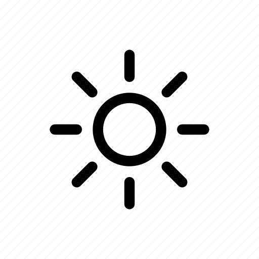 Brightness, light, summer, sun, sunny, tempertaure icon - Download on Iconfinder