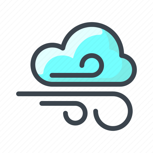 Cloud, forecast, weather, wind, cloudy, clouds, rain icon - Download on Iconfinder
