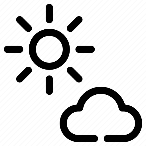 Partially, weather, cloudy, sun, cloud, sunny, sky icon - Download on Iconfinder