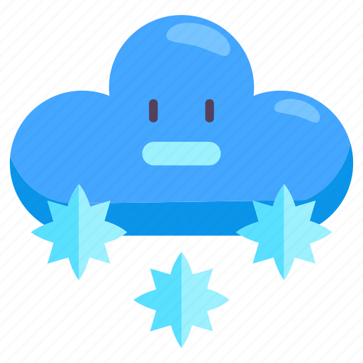 Snowfall, weather, sky, nature, art, meteorology, cloudy rain icon - Download on Iconfinder