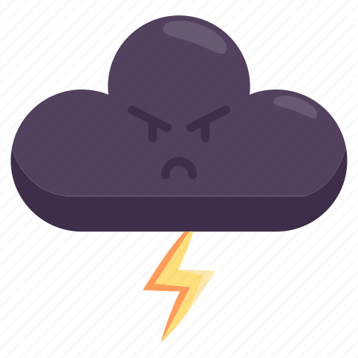 Thunder, cloud, weather, sky, nature, art, meteorology icon - Download on Iconfinder