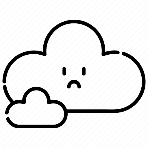 Cloudy, sky, weather, nature, art, meteorology, cloudy rain icon - Download on Iconfinder