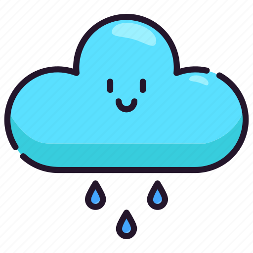Drizzle, cloud, weather, sky, nature, art, meteorology icon - Download on Iconfinder