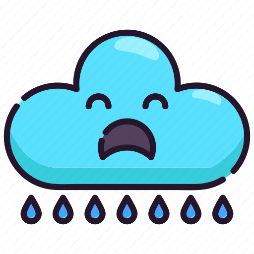 Rain, clouds, weather, sky, nature, art, meteorology icon - Download on Iconfinder