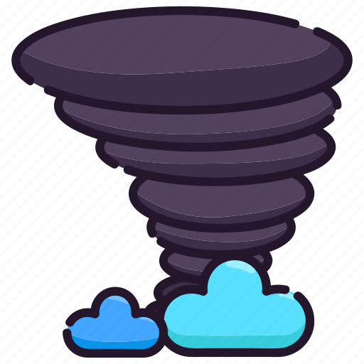 Whirlwind, weather, sky, nature, art, meteorology, cloudy rain icon - Download on Iconfinder