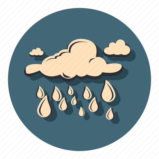Cloud, drops, night, rain, weather icon - Download on Iconfinder
