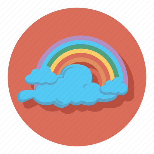 Rainbow, cloud, cloudy, forecast, weather icon - Download on Iconfinder