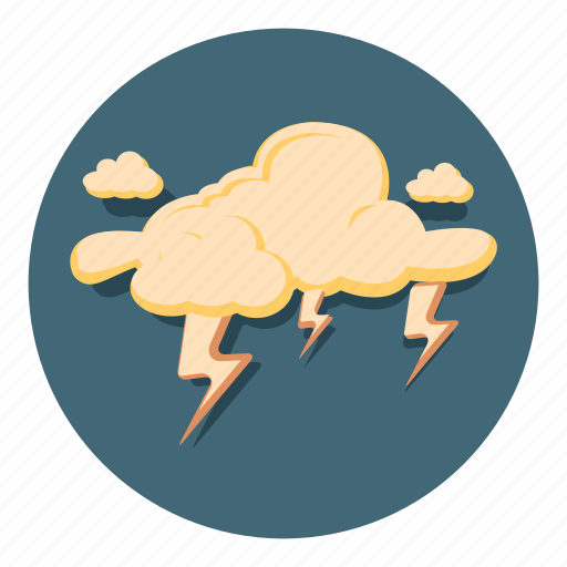 Storm, lightning, thunder, weather icon - Download on Iconfinder