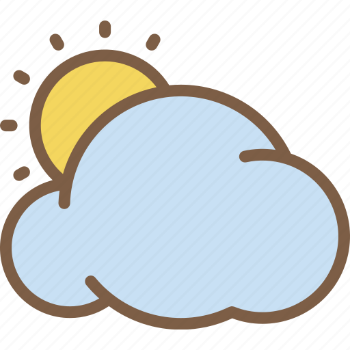 Cloud, cloudy, sunny, weather icon - Download on Iconfinder