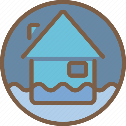 Flood, warning, weather icon - Download on Iconfinder