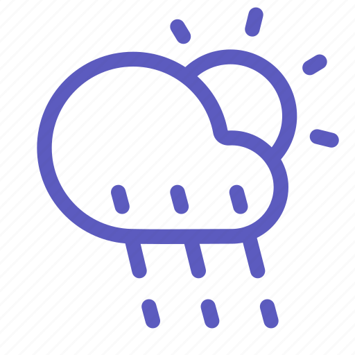 Weather, rain, sun, cloud icon - Download on Iconfinder