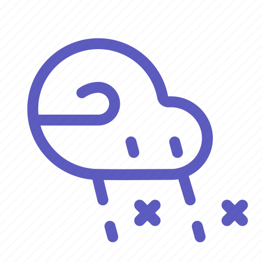Weather, snow, rain, forecast, snowflake icon - Download on Iconfinder