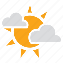 cloud, light, sun, weather