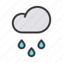 cloud, drizzle, forecast, rain, rainfall, weather