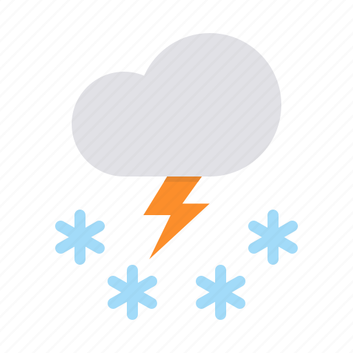 Cloud, forecast, snow, snowfall, storm, weather icon - Download on Iconfinder