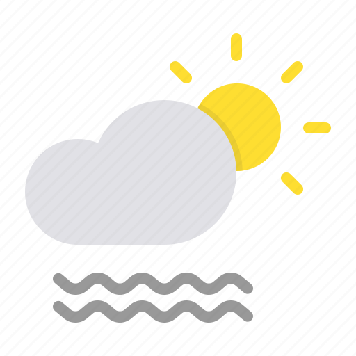 Cloud, day, daytime, fog, foggy, mist, sun icon - Download on Iconfinder