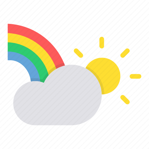 Cloud, colorful, day, rainbow, sun, weather icon - Download on Iconfinder