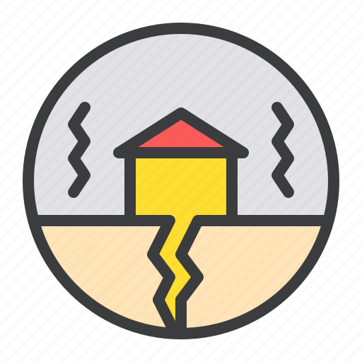 Building, disaster, earthquake, natural, shake, vibration icon - Download on Iconfinder