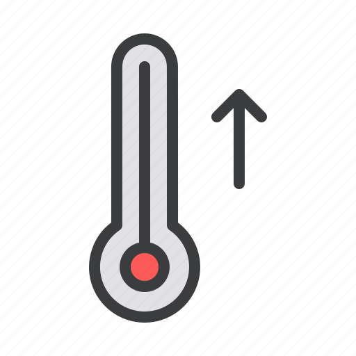 High, higher, hot, increase, temperature, thermometer icon - Download on Iconfinder