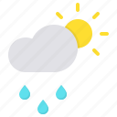 cloud, day, daytime, drizzle, forecast, rainfall, sun