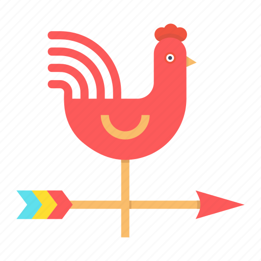 Arrow, direction, forecast, pointer, rooster, vane, wind icon - Download on Iconfinder