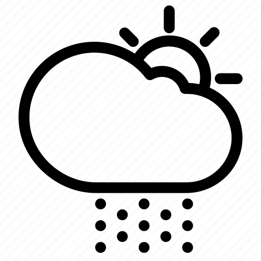 Cloud, rain, rainy, sun, weather icon - Download on Iconfinder