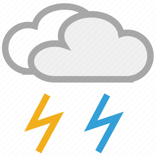 Clouds, forecast, thunder, weather, thunderstorm icon - Download on Iconfinder