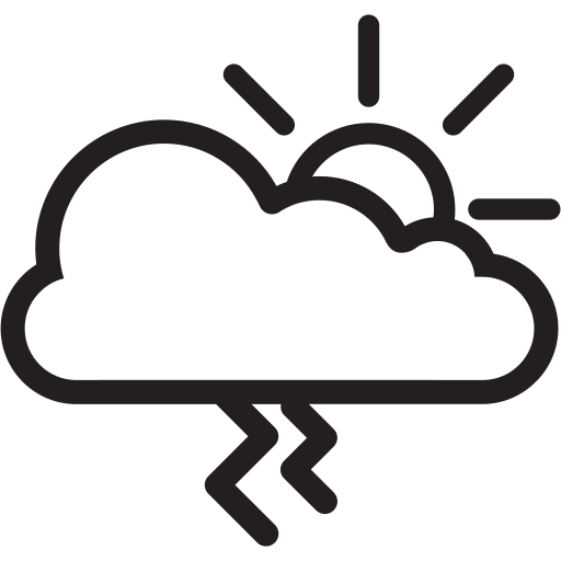 Cloud, cloudy, forecast, storm, thunder, weather icon - Free download