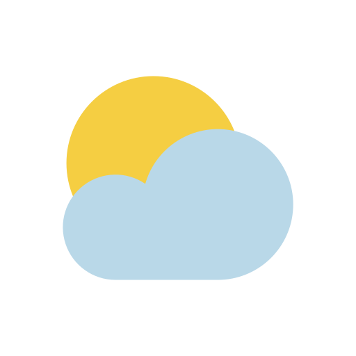 Cloudy, sunny, weather, cloud, forecast, sun icon - Free download