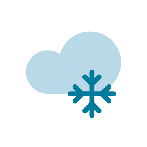 Cloudy, snow, winter, cloud, snowflake, weather icon - Free download