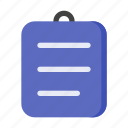 clipboard, note, document, list, file