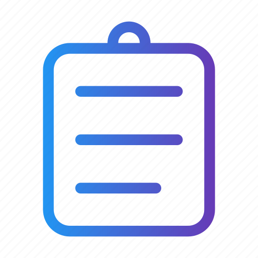 Clipboard, note, document, list, file icon - Download on Iconfinder