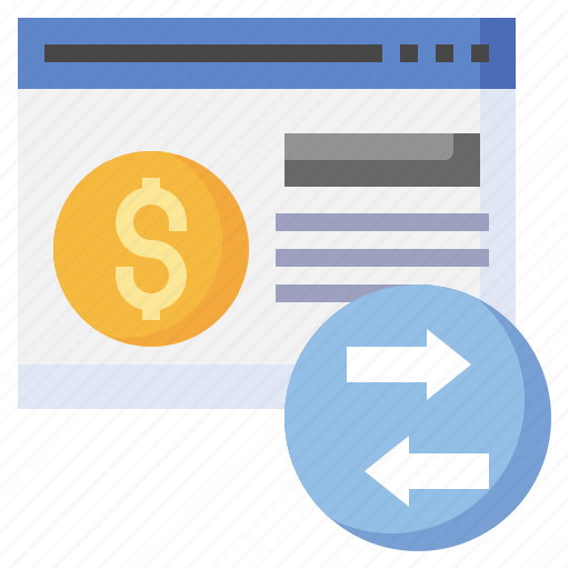 Transaction, money, online, banking, business, finance, browser icon - Download on Iconfinder