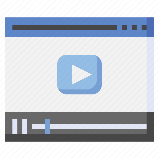 Video, player, learning, streaming, browser, education icon - Download on Iconfinder