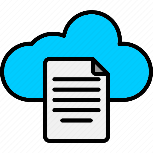 Cloud, document, file, sheet icon - Download on Iconfinder