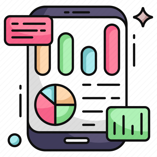 Business chart, business graph, mobile data analytics, infographic, mobile statistics icon - Download on Iconfinder