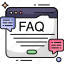 frequently ask question, faq, web communication, conversation, discussion 