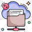 cloud folder, cloud file, cloud document, cloud doc, cloud archive 