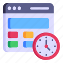 web clock, browser time, clock, web timer, webpage