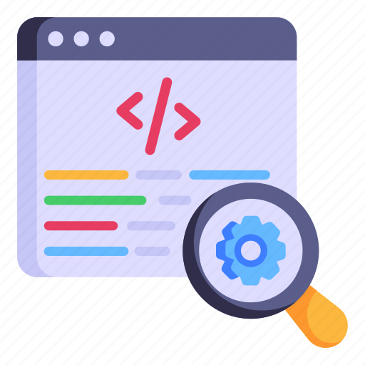 Search coding, search settings, web development, software development, programming icon - Download on Iconfinder