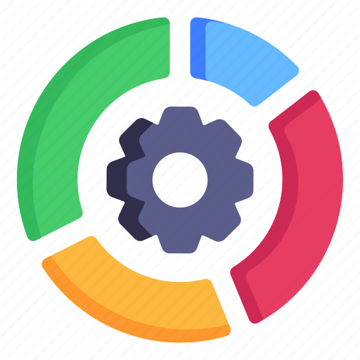 Business management, data management, data settings, infographics, circle chart icon - Download on Iconfinder