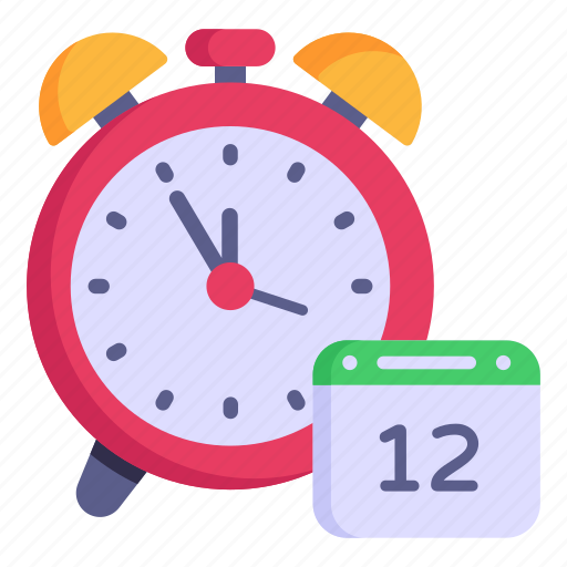 Schedule, deadline, time limit, alarm clock, calendar icon - Download on Iconfinder
